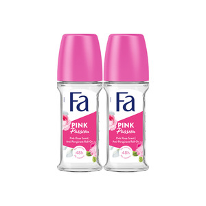 Fa Pink Passion Roll On Deodorant Value Pack 2 x 50 ml