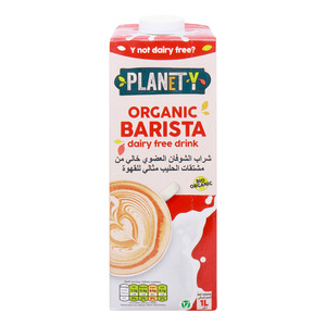 PlanetY Organic Barista Dairy Free Drink 1 Litre