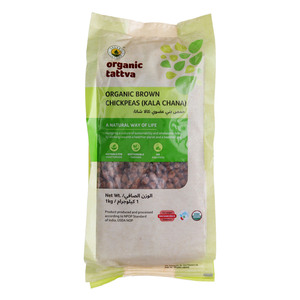 Organic Tattva Organic Brown Chickpeas 1 kg