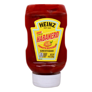 Heinz Extra Hot Habanero Tomato Ketchup Squeezy Bottle 397 g