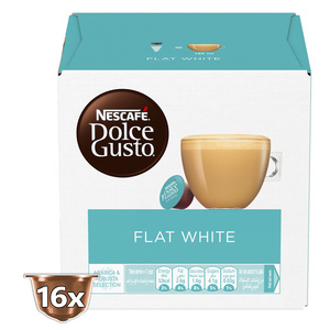 Nescafe Dolce Gusto Flat White Coffee Capsules 16 pcs