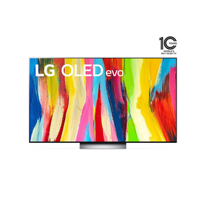 LG OLED evo TV 55 Inch C2 series, New 2022, Cinema Screen Design 4K Cinema HDR webOS22 with ThinQ AI Pixel Dimming - OLED55C26LA