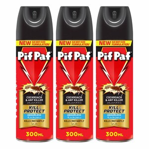 Pif Paf Odourless Cockroach & Ant Killer 300 ml 2+1