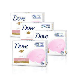 Dove Pink Bar Soap Value Pack 4 x 125 g