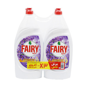 Fairy Dishwashing Liquid Refreshing Lavender With A Touch Of Vitamin E Value Pack 2 x 800 ml