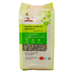 Organic Tattva Split Moong Dal Green 1 kg