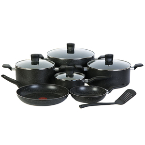 Tefal Dark Stone Cookware Set 11Pc