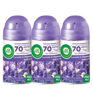 Airwick Freshmatic Max Refill With Lavender & Camomile Scent 3 x 250 ml