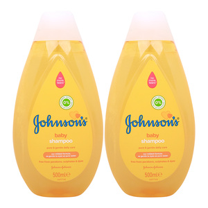 Johnson's Pure & Gentle Daily Care Baby Shampoo 2 x 500 ml