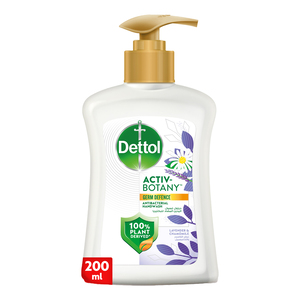 Dettol Activ-Botany Antibacterial Liquid Handwash Lavender & Chamomile Fragrance 100% Plant-Derived Ingredients 200 ml