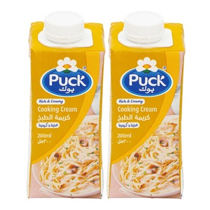 Puck Cooking Cream Value Pack 2 x 200 ml