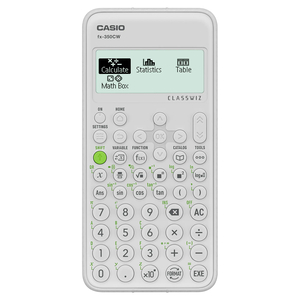 Casio Standard 10+2 Digit Scientific Calculator, White, fx-350CW