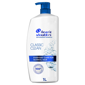 Head & Shoulders Classic Clean Anti-Dandruff Shampoo for Normal Hair 1 Litre