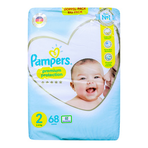 Pampers Premium Diaper Size 2 3-8 kg Big Pack 68 pcs