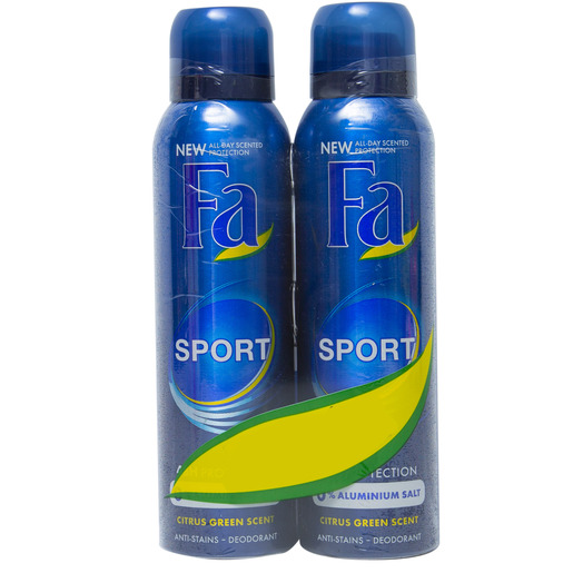 Buy Fa Deodorant Spray Assorted 2 x 150ml Online - Lulu Hypermarket Kuwait