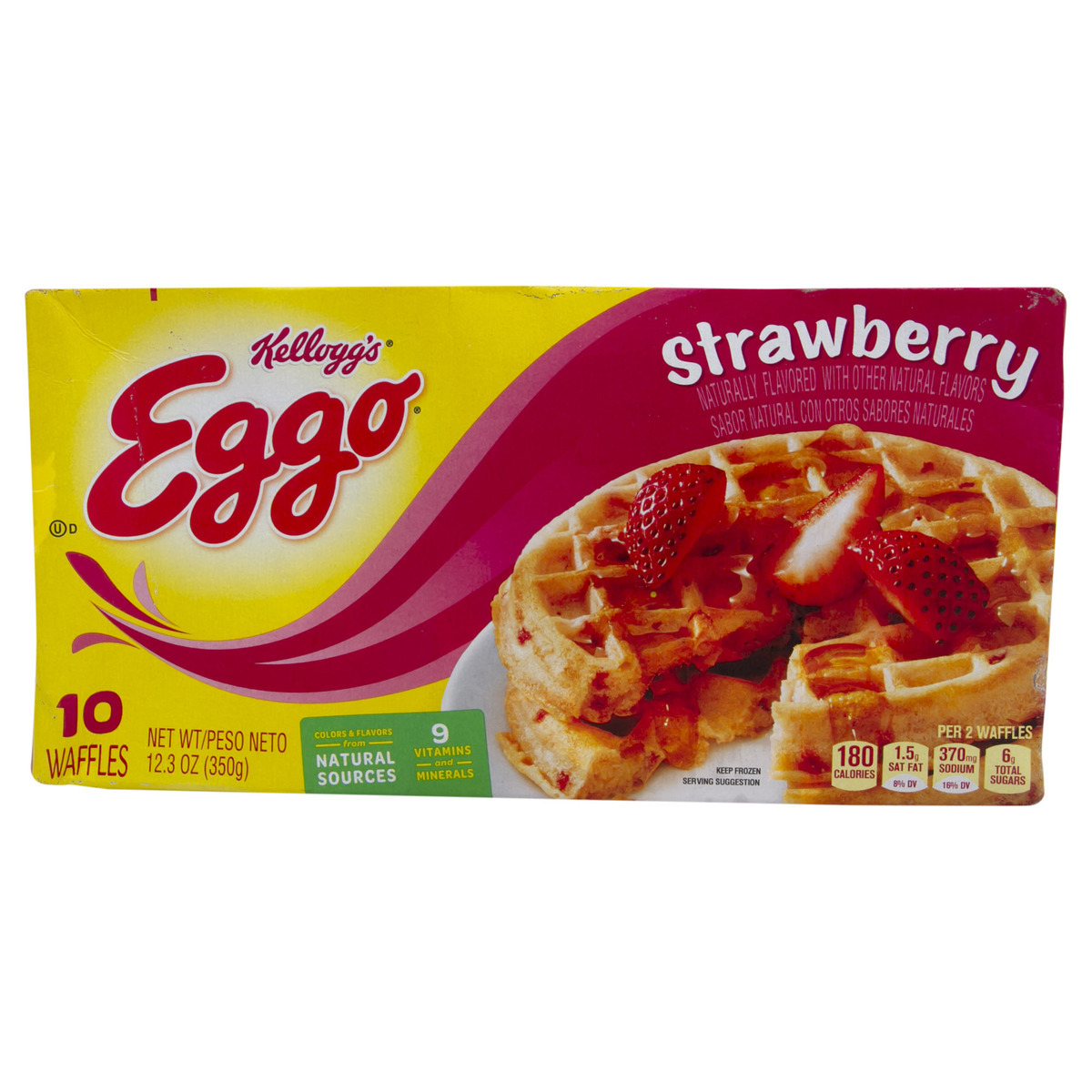 Kellogg's Eggo Strawberry Waffles 350 g