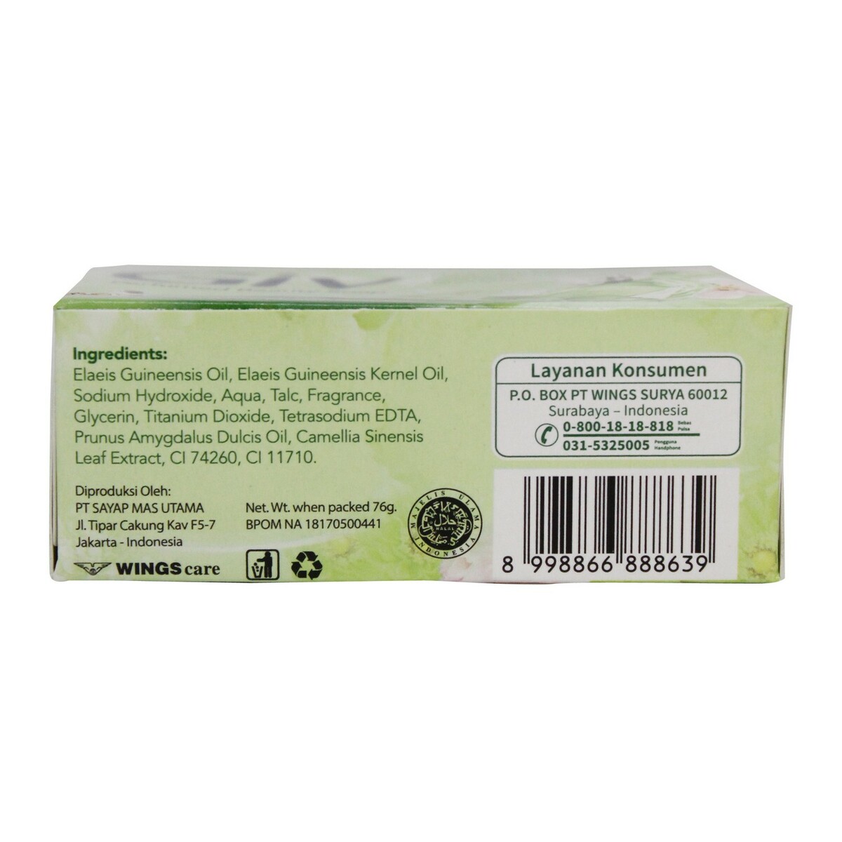 Giv Sabun Batang Hijau 80g Online at Best Price | Bath Soaps | Lulu ...