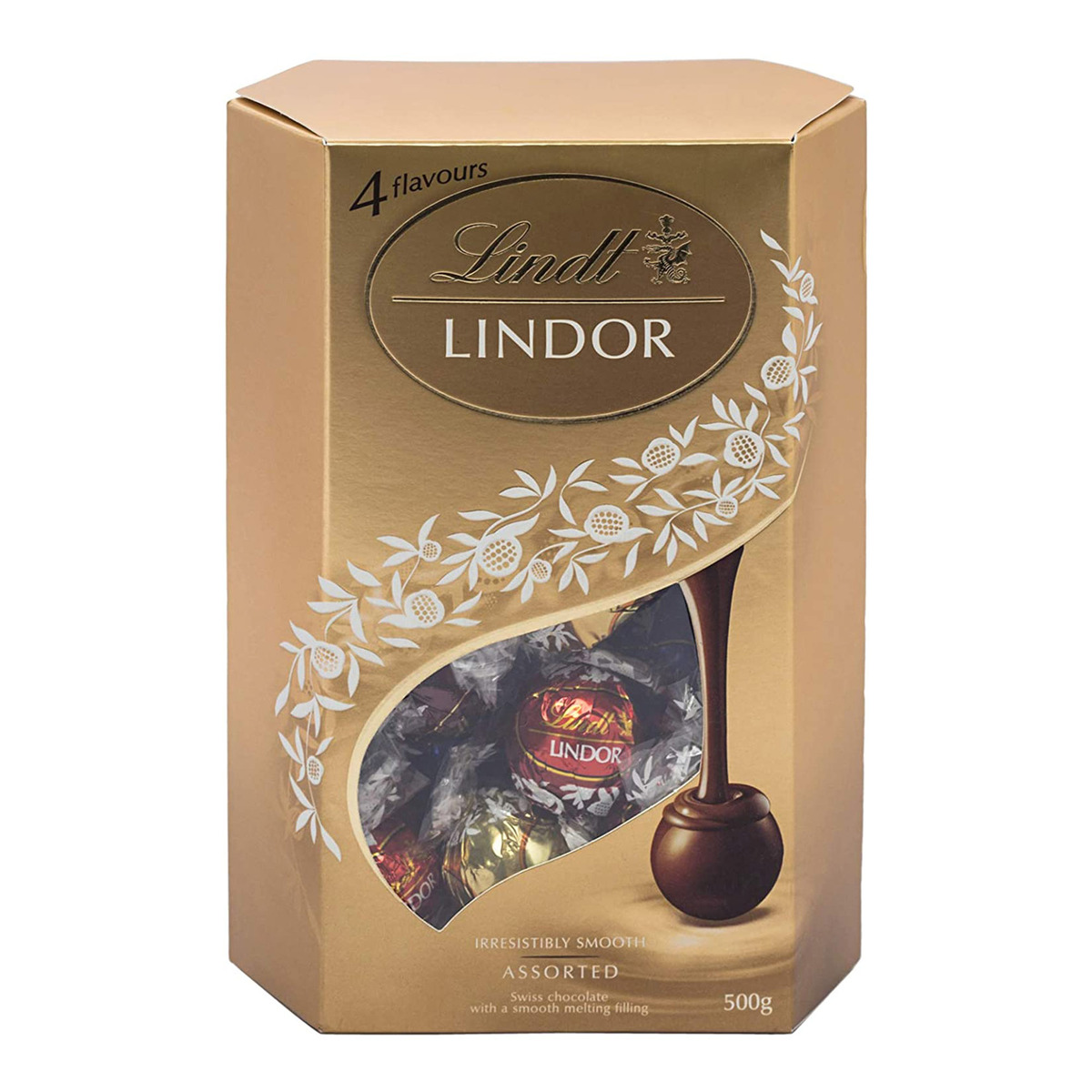 قم بشراء Lindt Lindor Swiss Assorted Chocolates 500g من الموقع من لولو هايبر ماركت Boxed Chocolate 9438