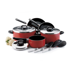 PRESTIGE 11PC COOKWARE SET SS LID