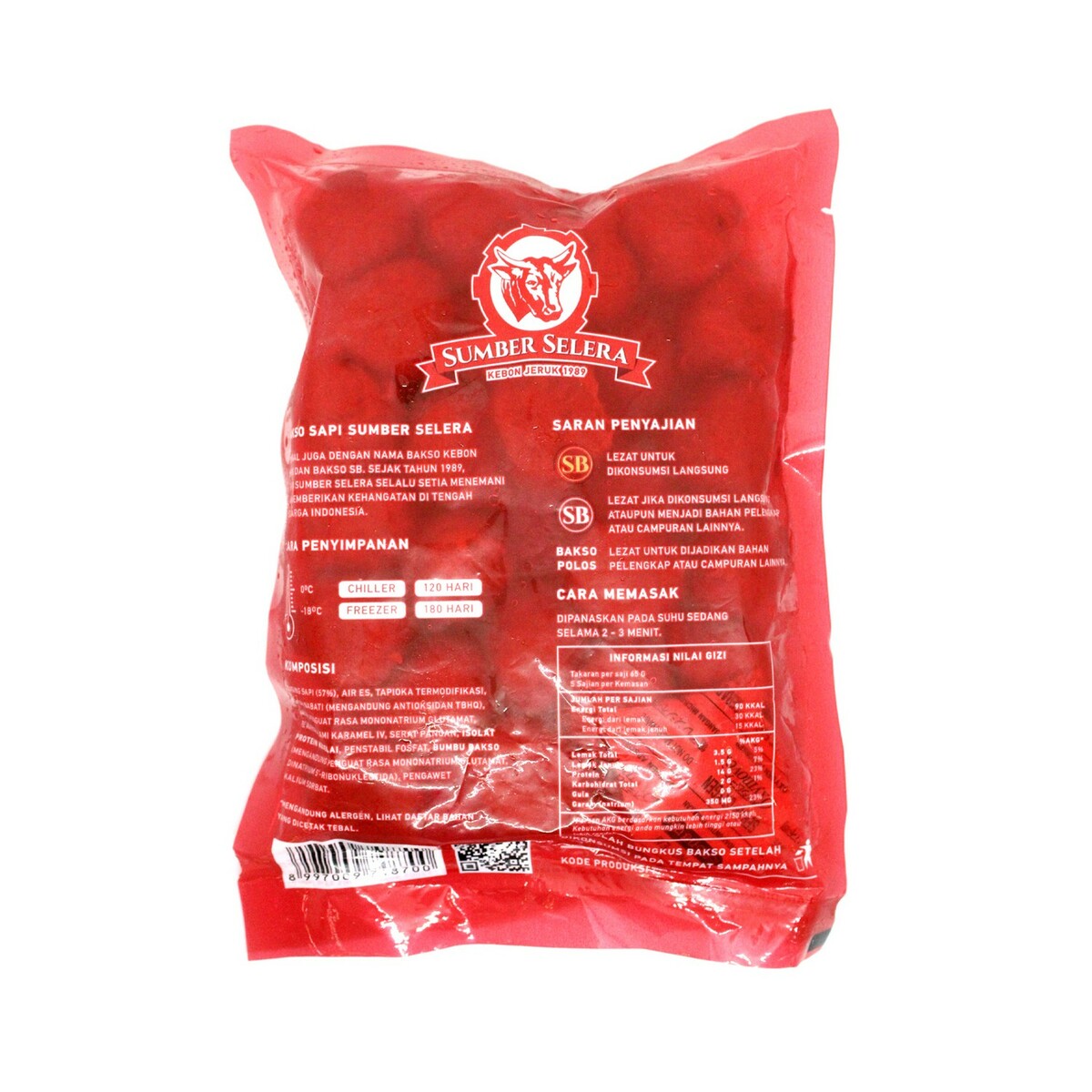 Sumber Selera Bakso Daging Sapi Sb Premium 25pcs Online At Best Price