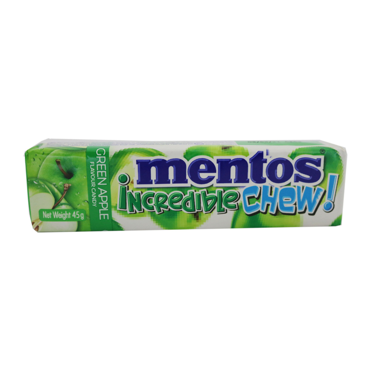 Mentos Incredible Chew Green Apple 45g Online at Best Price | Gums ...