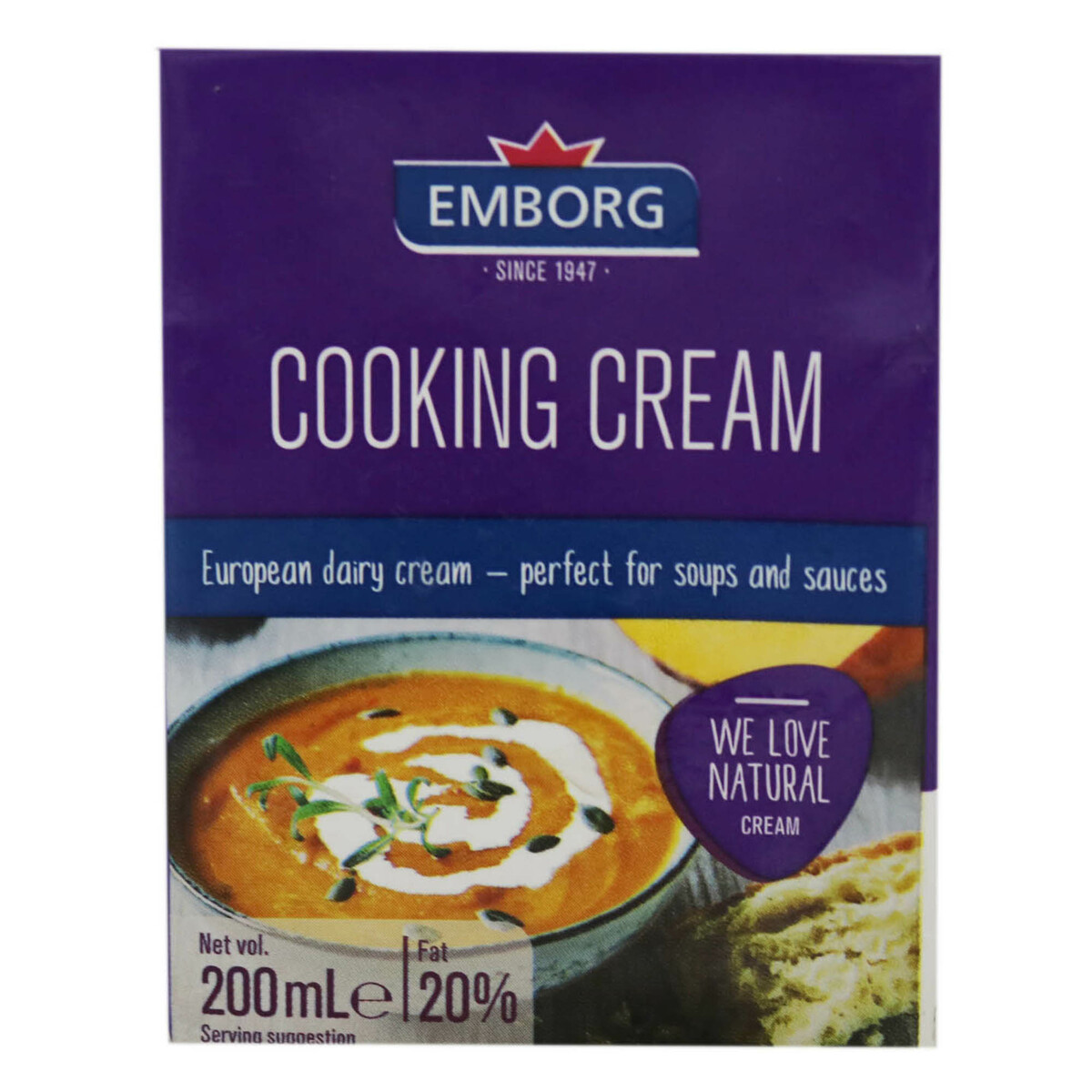 Emborg Uht Cooking Cream 200ml Online at Best Price | Fresh&Whipping ...