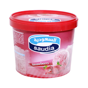 Saudia Ice Cream Strawberry 2 Litre