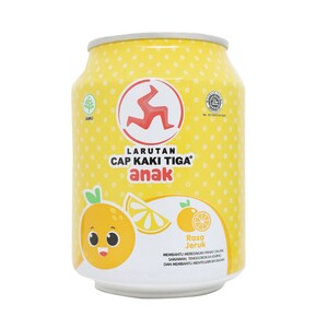 Cap Kaki Tiga Anak Rasa Jeruk 250ml