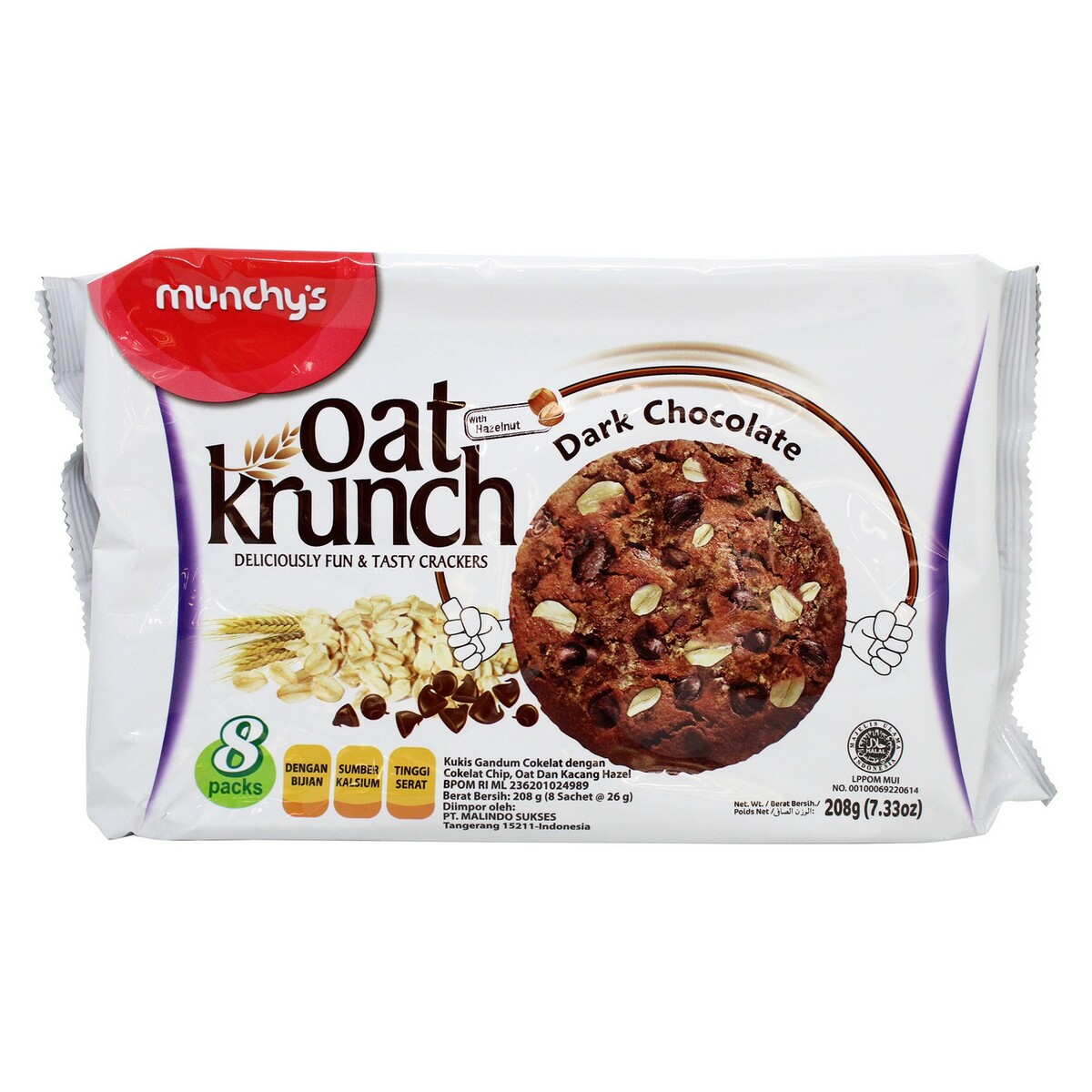 Munchy's Oat Krunch Dark Chocolate 208g Online at Best Price | Crackers ...