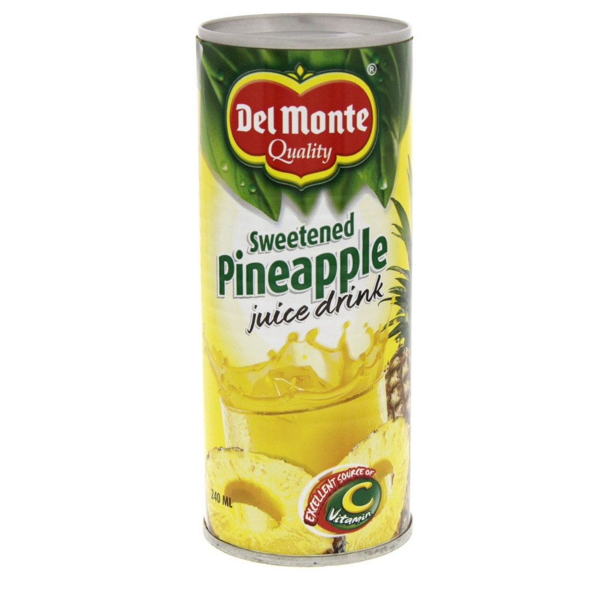 Delmonte Sweetened Pineapple Juice Drink 240ml Canned Fruit Drink