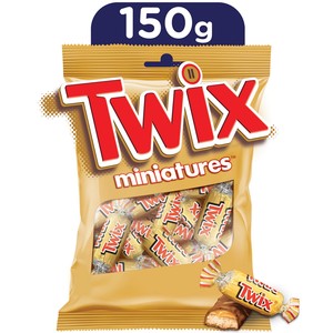 Twix Miniatures Chocolate Mini Bars 150 g