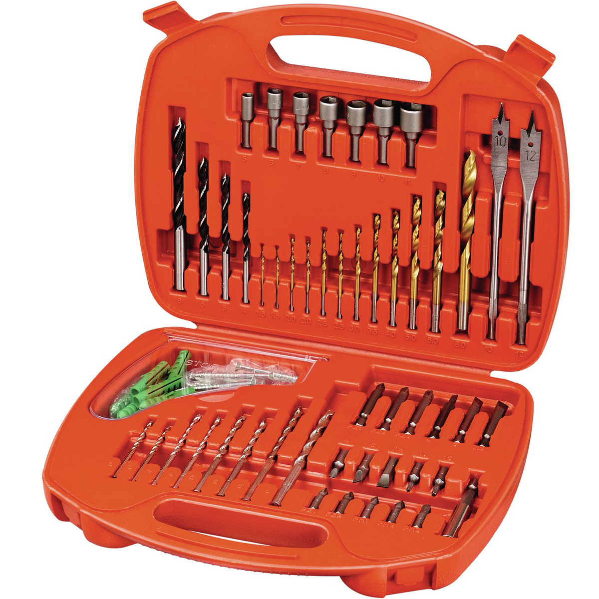 Black & Decker Drill Bit Set A7066 50pcs Tools & Hardware Lulu KSA