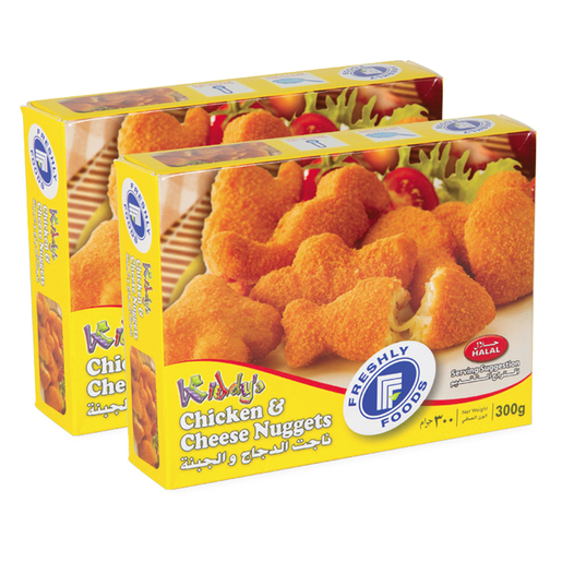 Buy Freshly Frozen Chicken & Cheese Nuggets 300g x 2pcs ...