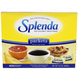 Splenda No Calorie Sweetener 400 Packets 400 g