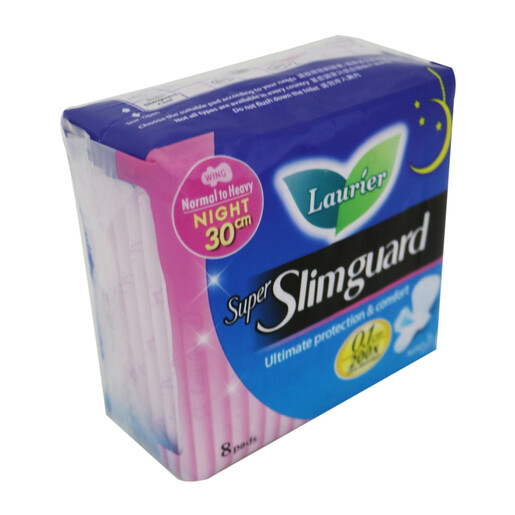 Buy Laurier Super Slimguard Night 30cm 8sheets Online Lulu Hypermarket Malaysia