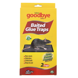 Good Bye Rat Control Glue Baited Glue Traps 2's