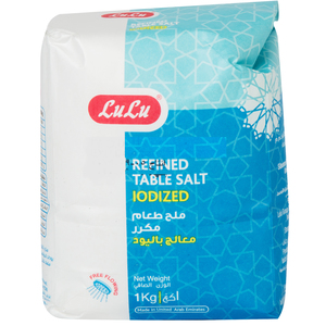 LuLu Iodized Refined Table Salt 1 kg