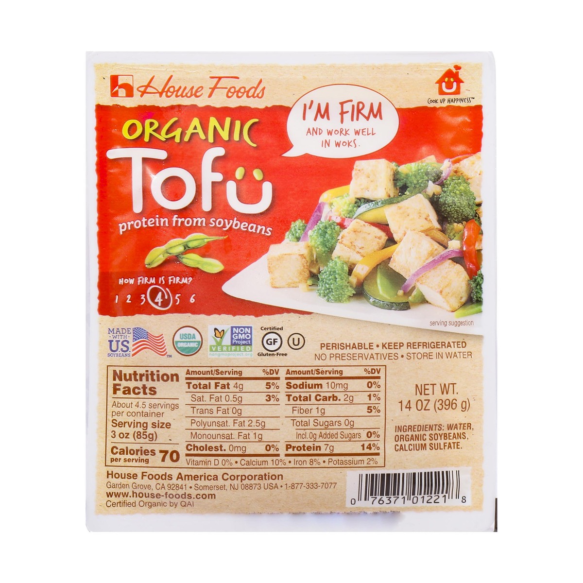 House Organic Tofu Firm 396g Japanese Food Lulu Uae