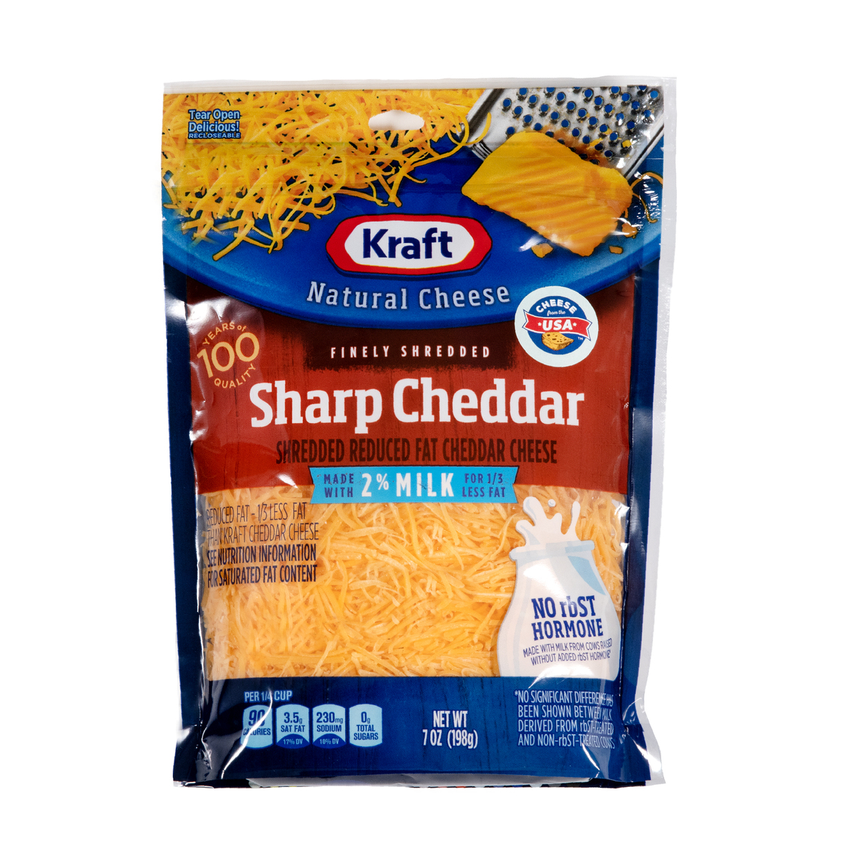 Kraft Shredded Cheddar Cheese Reduced Fat 198g Online at Best Price ...