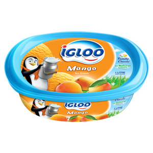 Igloo Mango Ice Cream 4 Litres