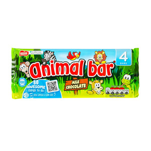 Nestle Animal Bar Milk Chocolate 4 pcs
