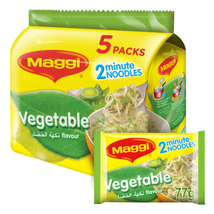 Maggi 2 Minutes Vegetable Noodles 5 x 77 g