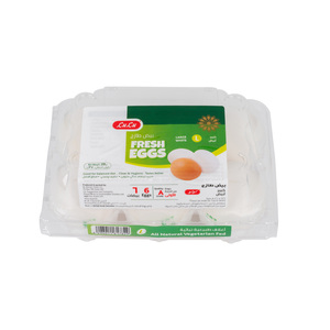 LuLu White Fresh Eggs Large 6 pcs