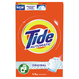 Tide Automatic Powder Laundry Detergent Original Scent 1.5 kg