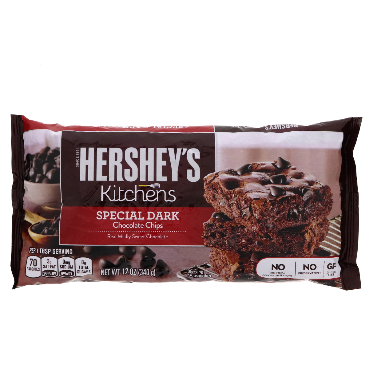 Buy Hershey S Kitchens Special Dark Chocolate Chips 340g Online Lulu Hypermarket Ksa