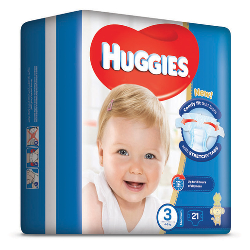 Buy Huggies Diaper Size 3 Medium 4 9kg 21pcs Online Lulu Hypermarket Oman