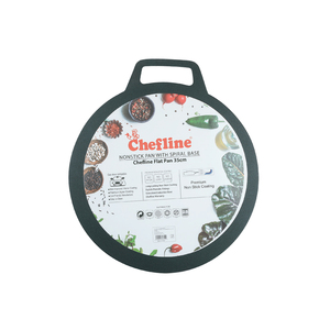 Chefline Non-Stick Aluminium Flat Pan, 35 cm, Xfp35r