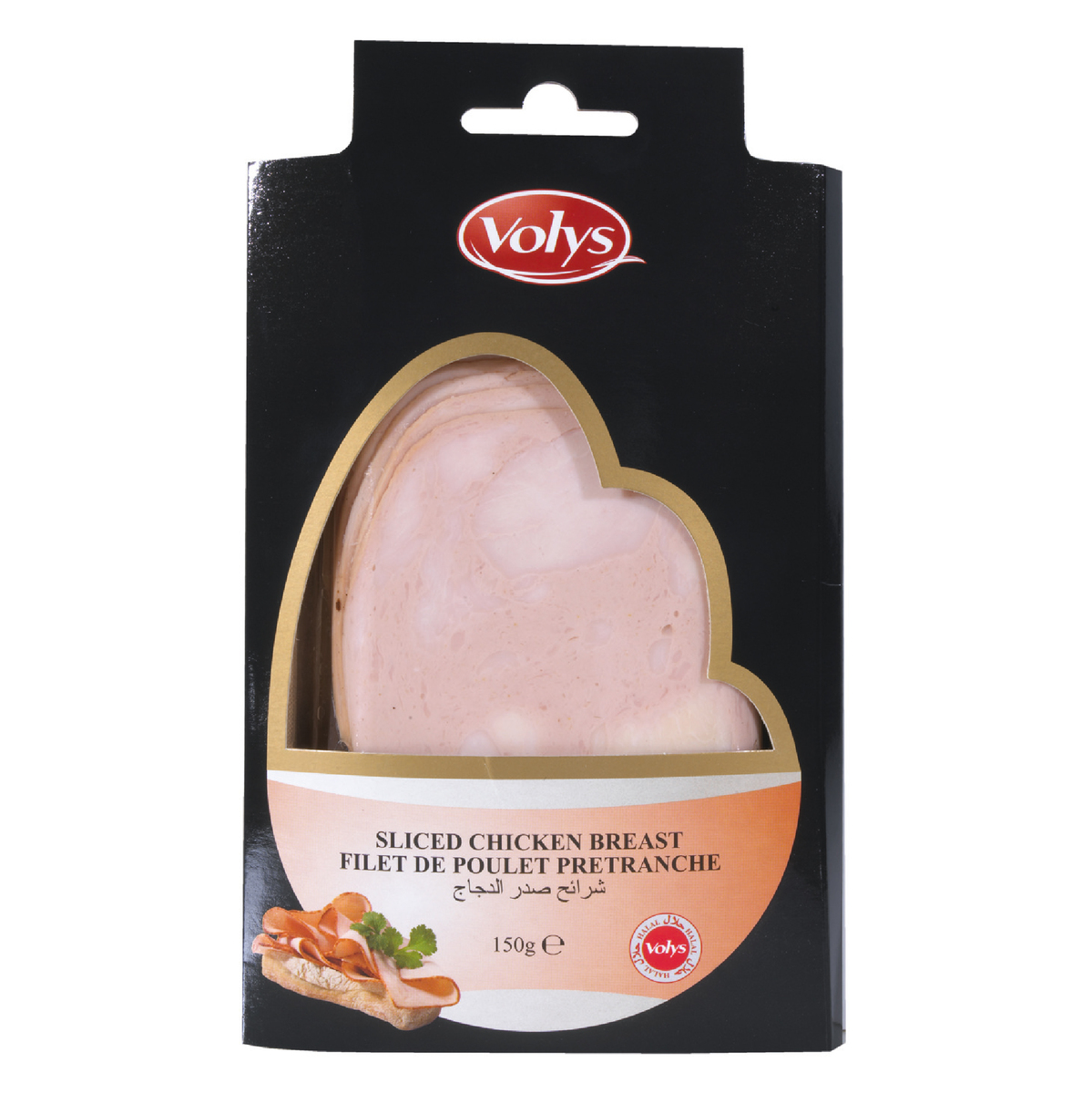 Volys Sliced Chicken Breast 150 g