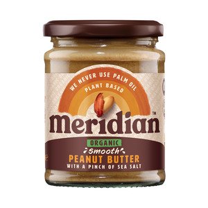 Meridian Organic Smooth Peanut Butter 280 g