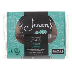 Jenan Omega 3 Brown Eggs Large 6 pcs